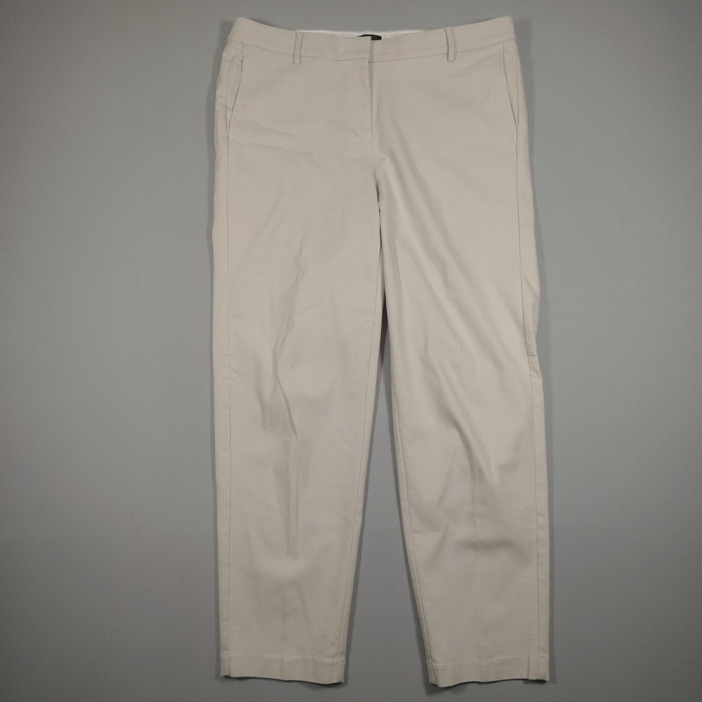 J. Jill Trousers Men 16 Tall Beige Wearever Refined Woven Rayon Nylon Spandex